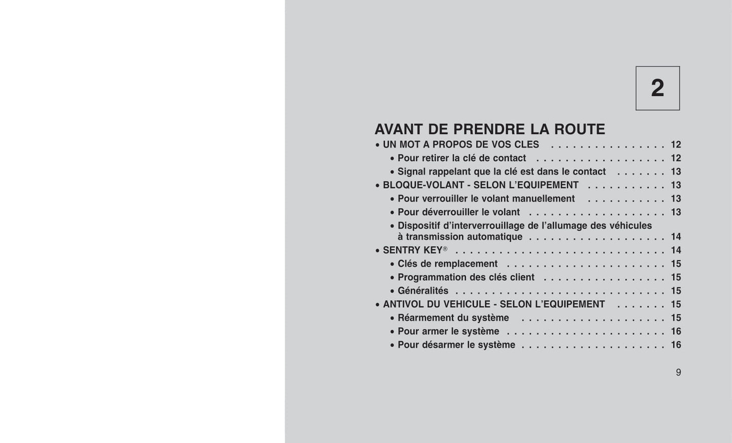 2010-2013 Jeep Cherokee Bedienungsanleitung | Französisch