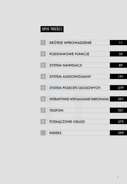 2011-2014 Lexus CT Bedienungsanleitung | Polnisch