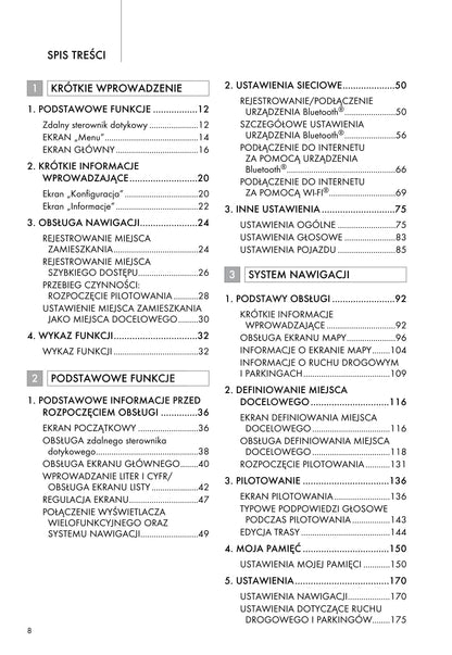 2011-2014 Lexus CT Owner's Manual | Polish