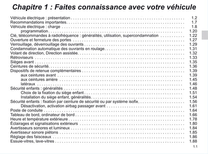 2020-2021 Renault Twingo Z.E. Owner's Manual | French