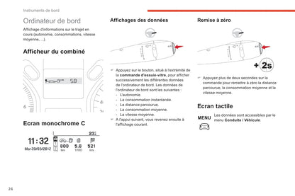 2017-2018 Citroën C-Elysée Owner's Manual | French