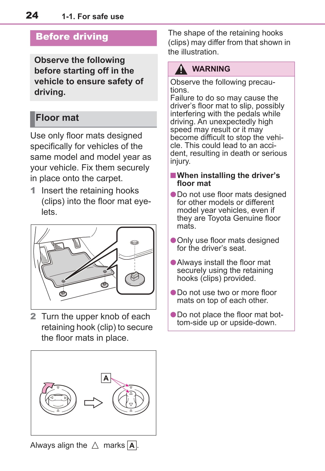 2019-2020 Toyota Corolla Owner's Manual | English