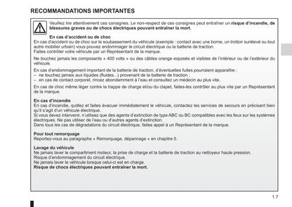 2012-2013 Renault Fluence Z.E. Gebruikershandleiding | Frans