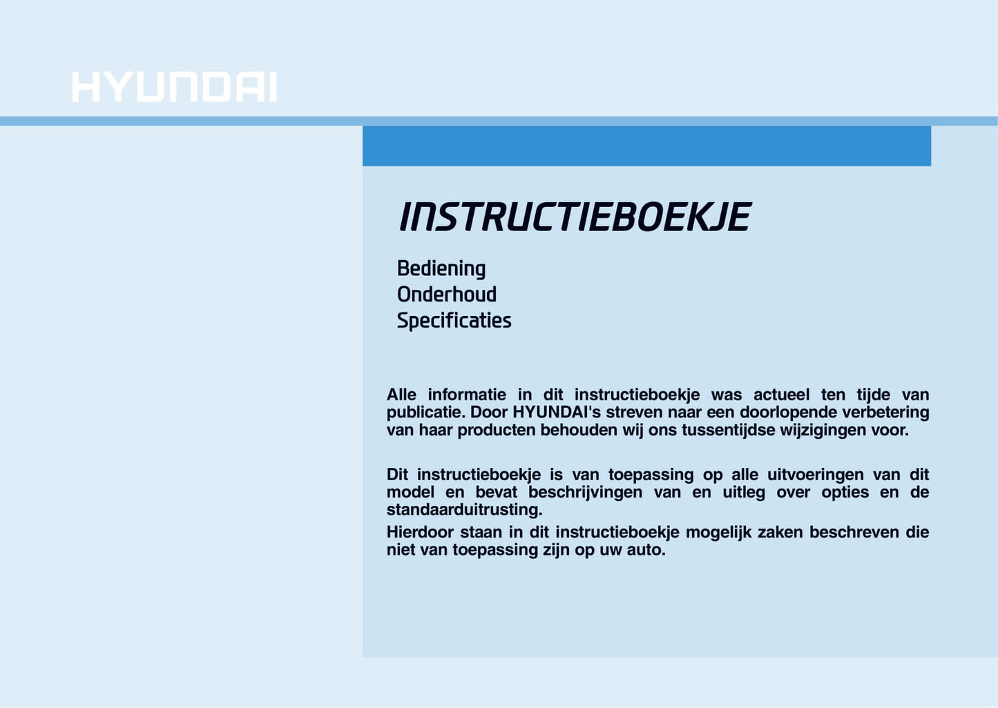 2016-2017 Hyundai Ioniq Gebruikershandleiding | Nederlands