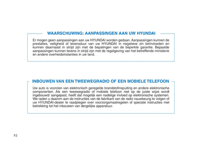 2016-2017 Hyundai Ioniq Bedienungsanleitung | Niederländisch