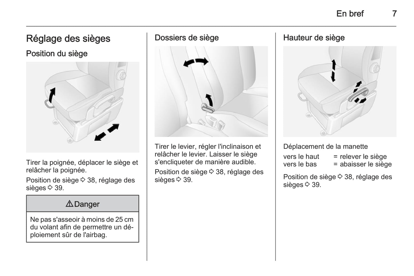 2014-2015 Opel Movano Owner's Manual | French