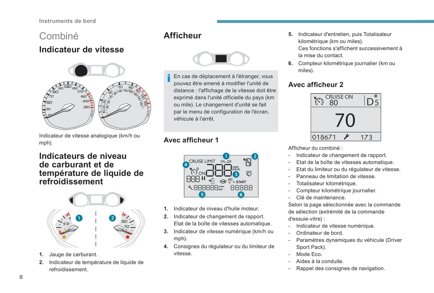 2017-2020 Peugeot 308 Owner's Manual | French