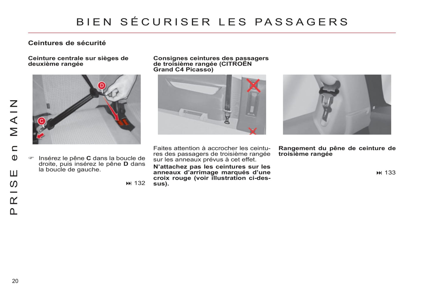 2011-2013 Citroën C4 Picasso/Grand C4 Picasso Owner's Manual | French