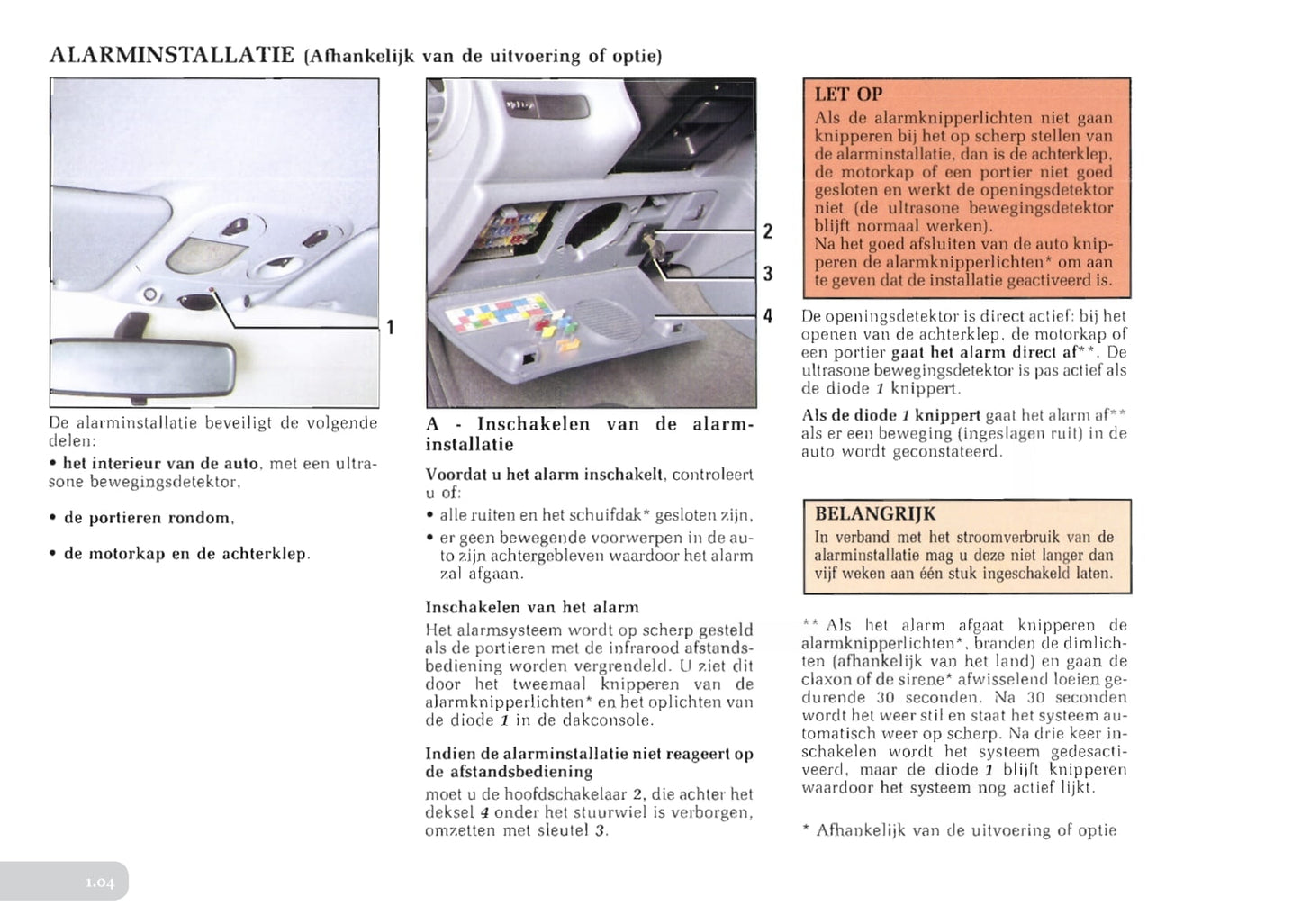 1996-1997 Renault Laguna Owner's Manual | Dutch