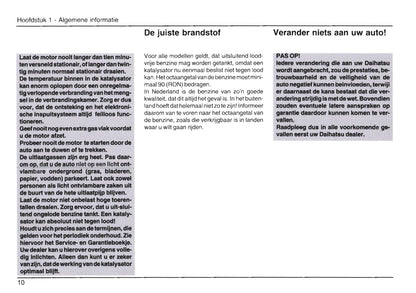 1989-2001 Daihatsu Cuore Gebruikershandleiding | Nederlands