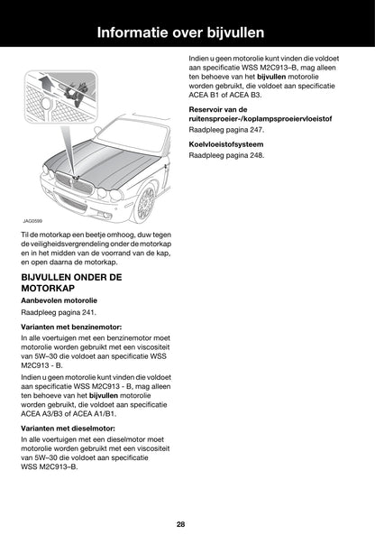 2007-2008 Jaguar XJ Owner's Manual | Dutch