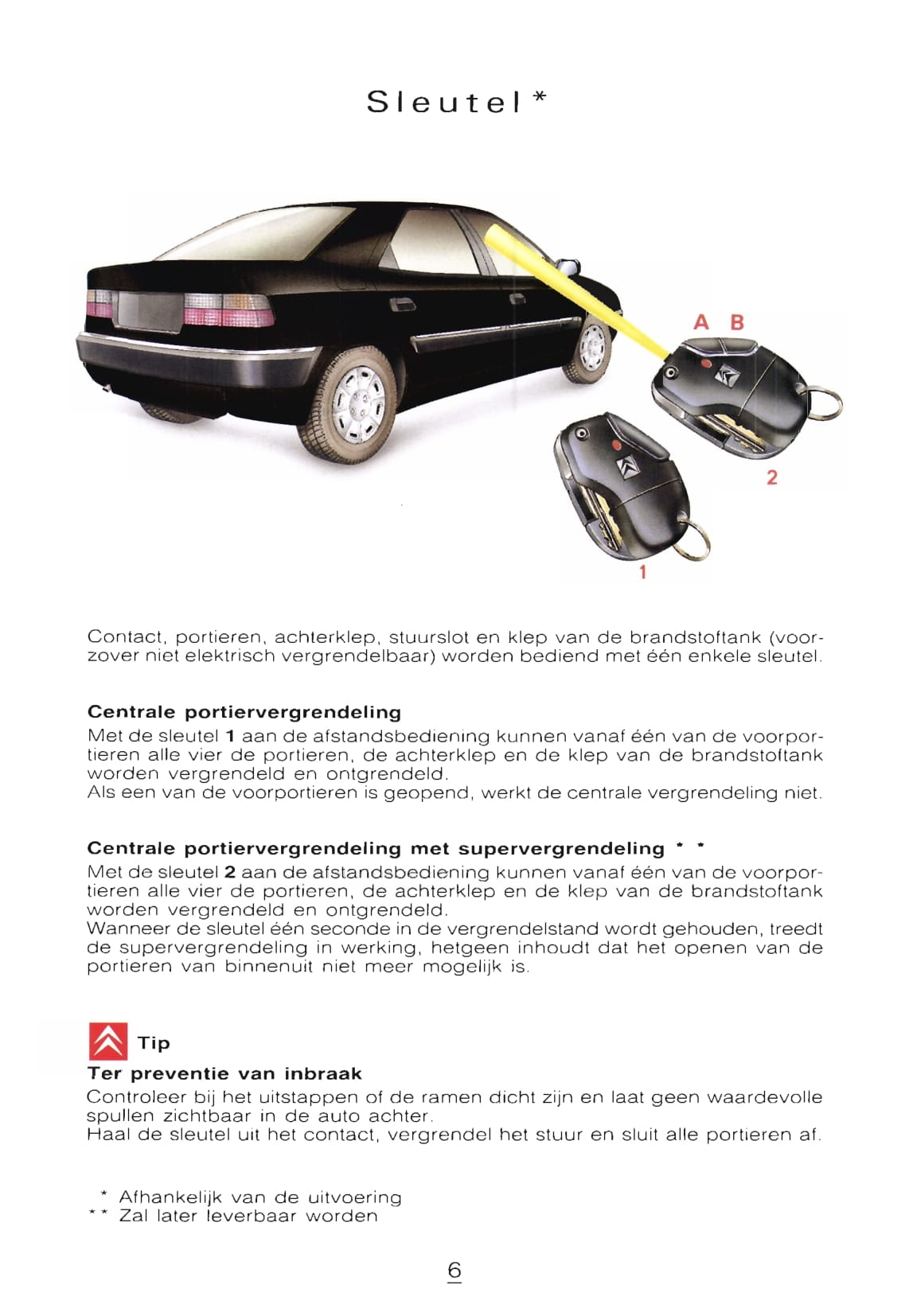 1993-1998 Citroën Xantia Manuel du propriétaire | Néerlandais