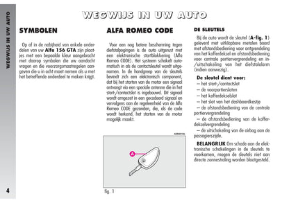 2002-2003 Alfa Romeo 156 Gebruikershandleiding | Nederlands