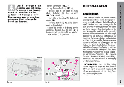 2002-2003 Alfa Romeo 156 Gebruikershandleiding | Nederlands