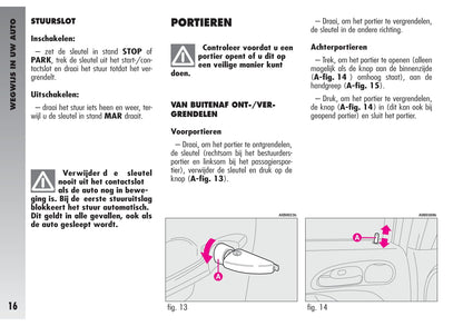 2002-2003 Alfa Romeo 156 GTA Owner's Manual | Dutch