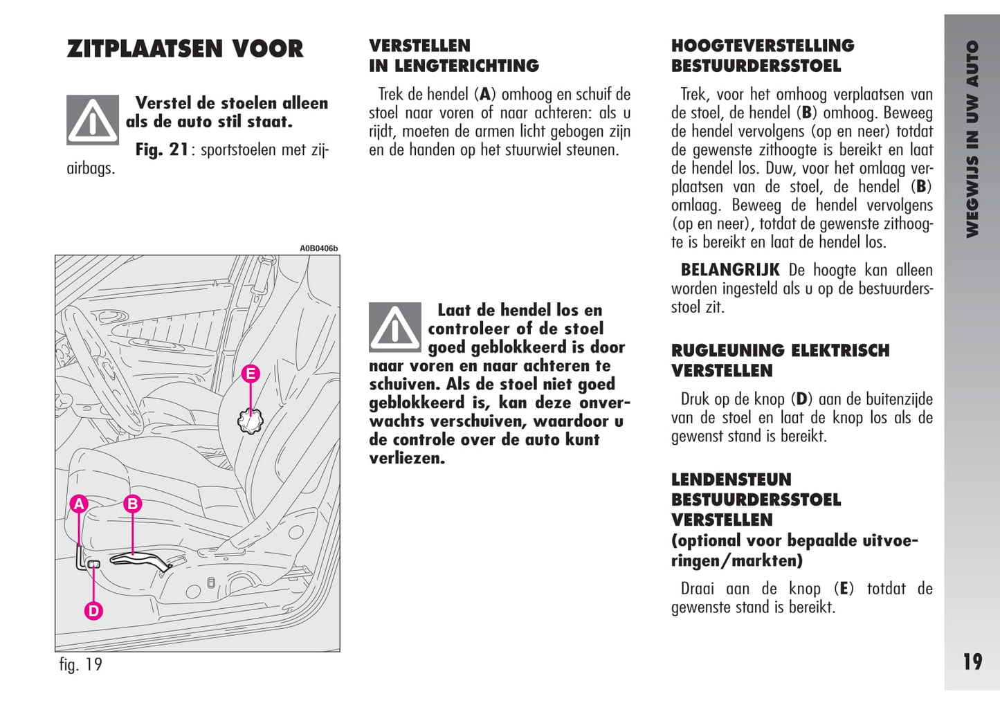 2002-2003 Alfa Romeo 156 GTA Owner's Manual | Dutch