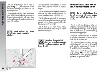 2002-2003 Alfa Romeo 156 Gebruikershandleiding | Nederlands