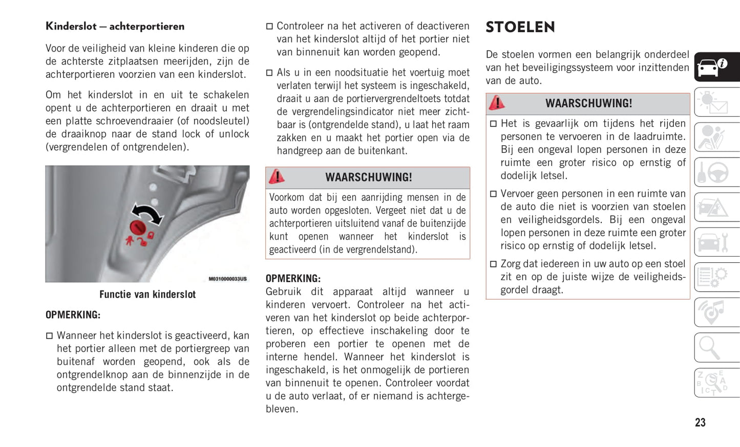 2019-2020 Jeep Cherokee Gebruikershandleiding | Nederlands