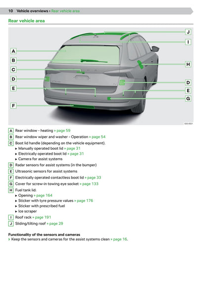 2020 Skoda Octavia Bedienungsanleitung | Englisch