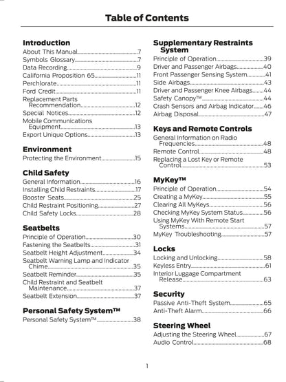 2017 Ford Fusion Owner's Manual | English