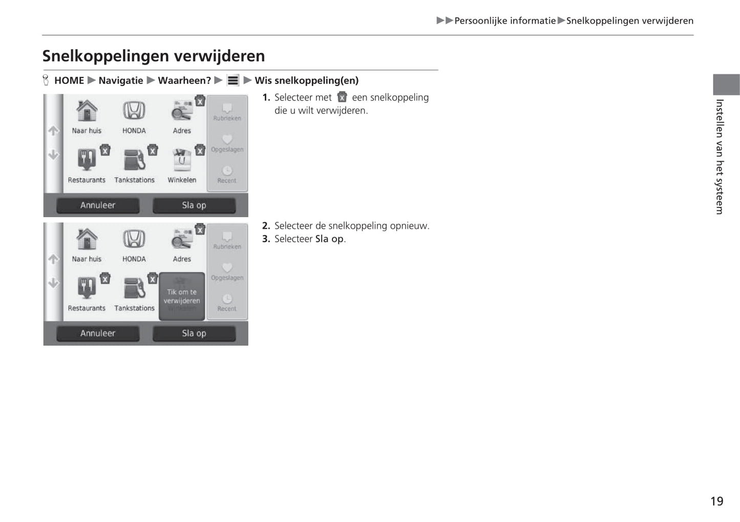 Honda CR-V Navigatie Handleiding 2015 - 2018