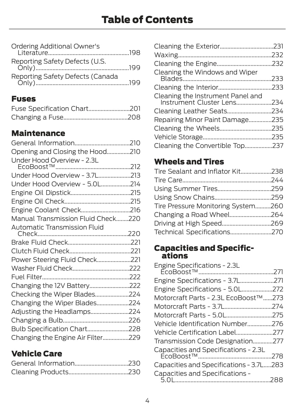 2017 Ford Mustang Gebruikershandleiding | Engels