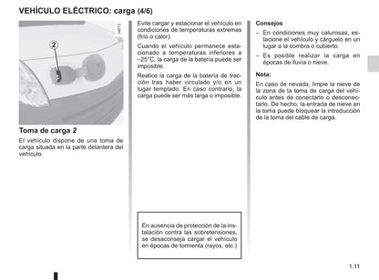 2012-2013 Renault Kangoo Z.E. Gebruikershandleiding | Spaans