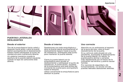 2013-2014 Peugeot Partner Tepee Bedienungsanleitung | Spanisch