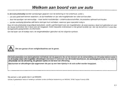 2006-2016 Nissan Primastar Gebruikershandleiding | Nederlands
