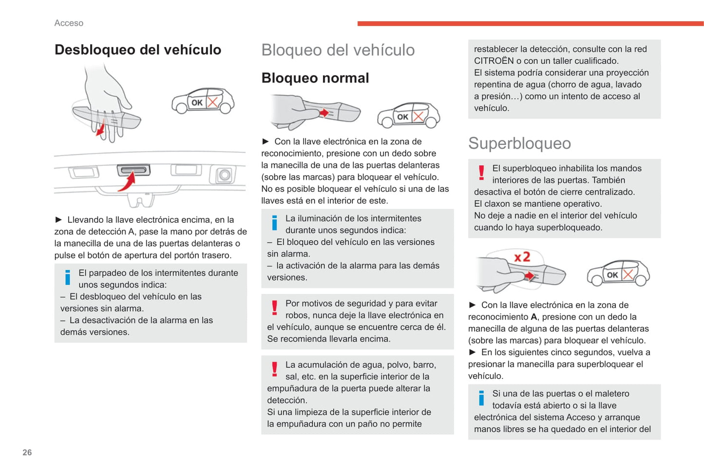 2020-2022 Citroën C3 Bedienungsanleitung | Spanisch