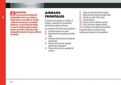 2008 Alfa Romeo 8C Bedienungsanleitung | Spanisch