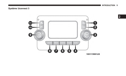 Jeep System Uconnect 3 Guide d'utilisation 2018