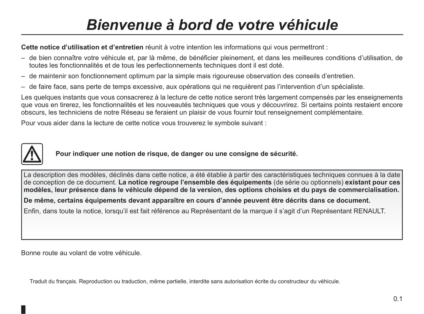 2012-2013 Renault Modus/Grand Modus Owner's Manual | French