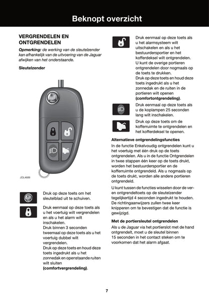 2006-2007 Jaguar X-Type Owner's Manual | Dutch