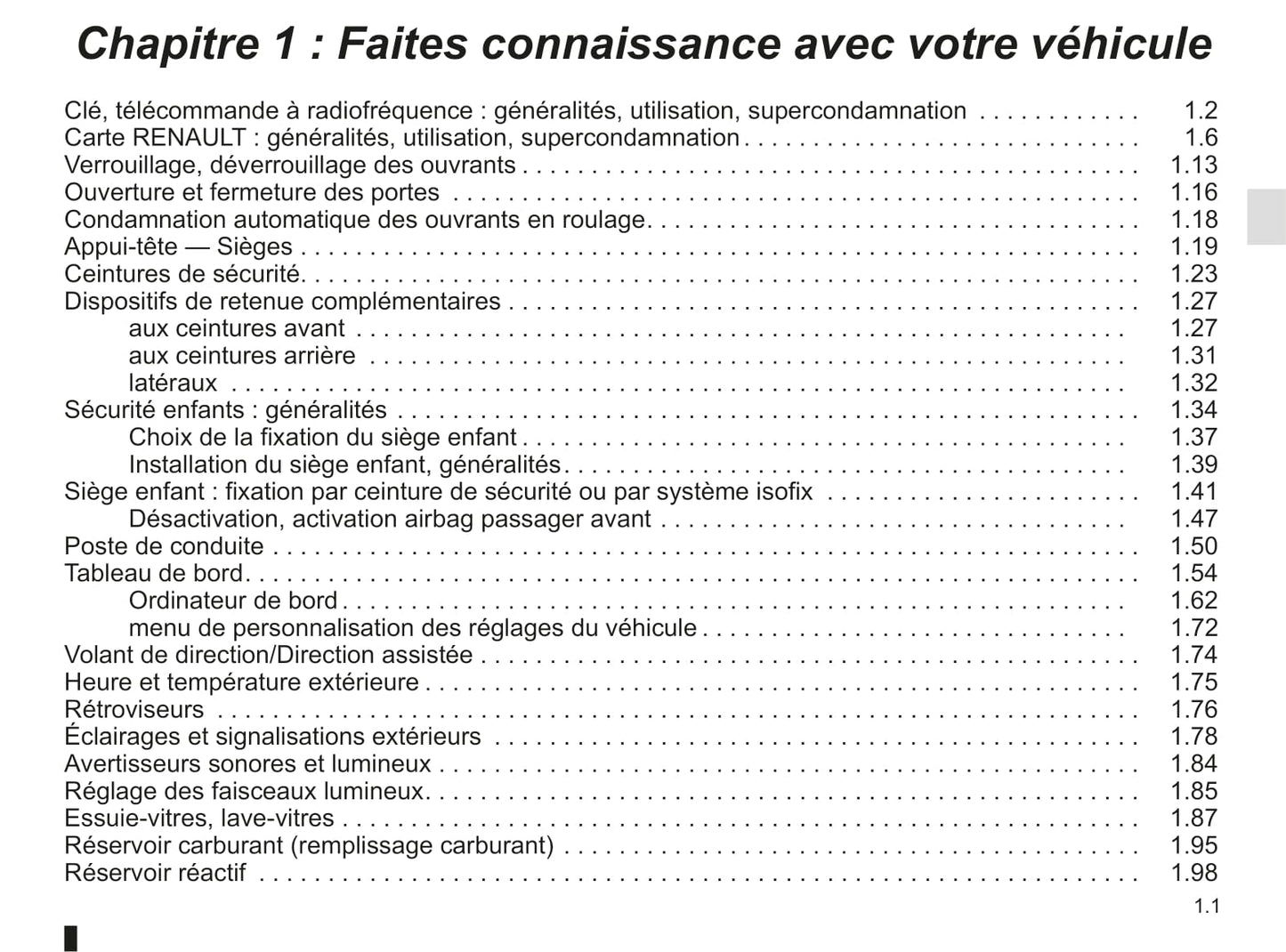 2018 Renault Kadjar Bedienungsanleitung | Französisch