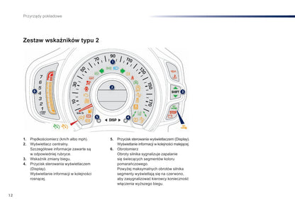 2016-2018 Peugeot 108 Owner's Manual | Polish