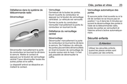 2018-2019 Opel Karl Manuel du propriétaire | Français