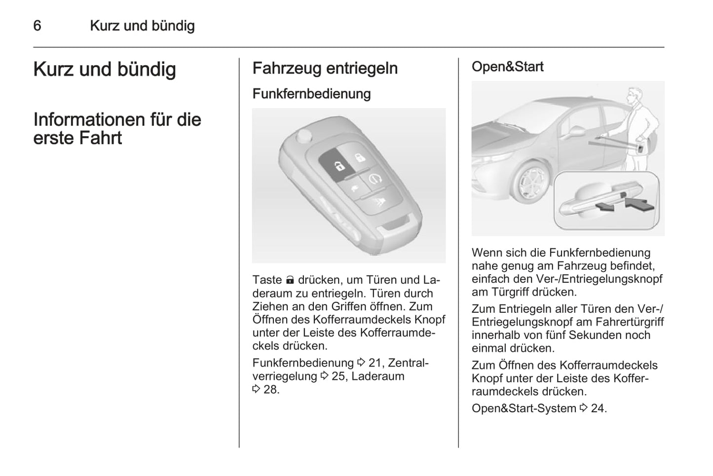 2014-2017 Opel Ampera Owner's Manual | German