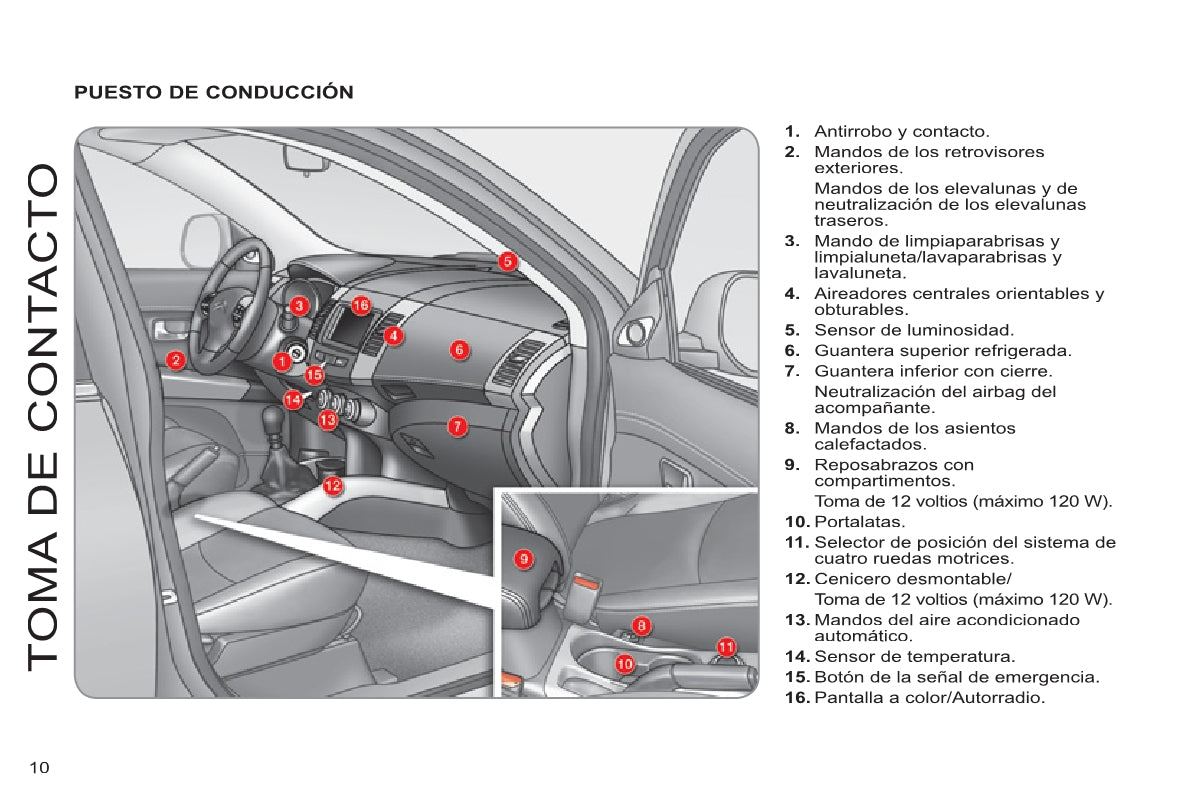 2013-2014 Citroën C8 Owner's Manual | Spanish