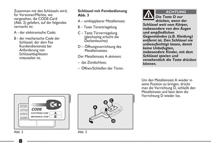 2012-2013 Fiat Strada Bedienungsanleitung | Deutsch