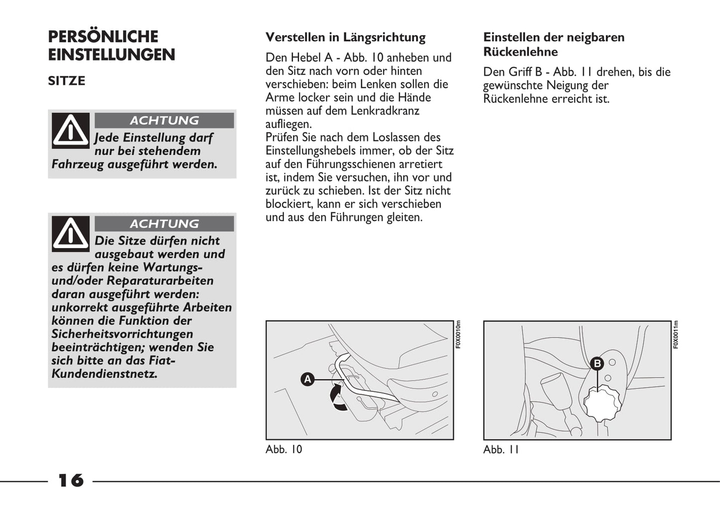 2012-2013 Fiat Strada Bedienungsanleitung | Deutsch