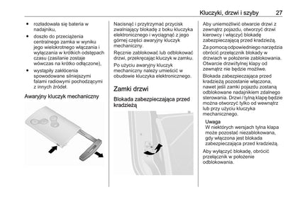 2019 Opel Vivaro Owner's Manual | Polish