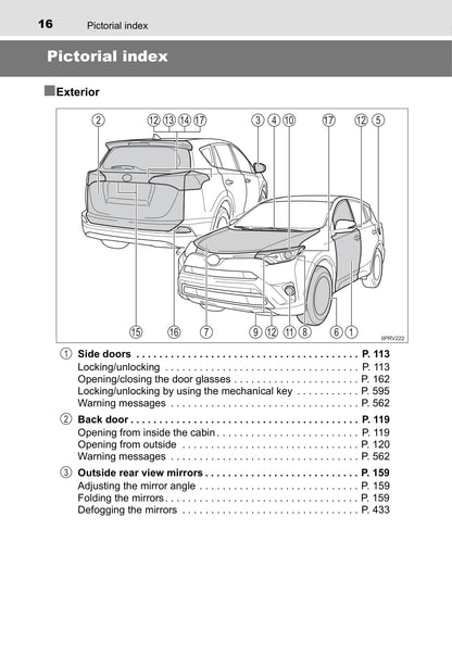 2016-2017 Toyota RAV4 Hybrid Owner's Manual | English