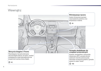 2012-2014 Peugeot 107 Owner's Manual | Polish