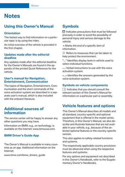 2015 BMW 5 Series Bedienungsanleitung | Englisch