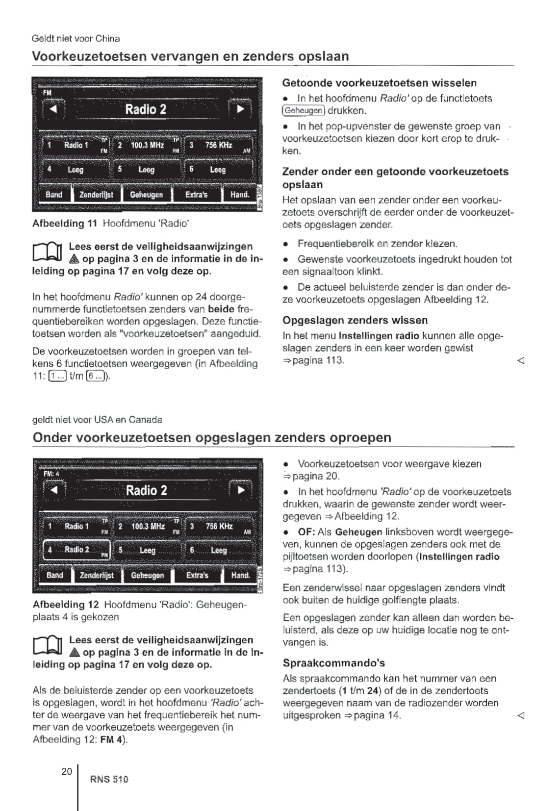 2010 Volkswagen RNS 510 Bedienungsanleitung | Niederländisch
