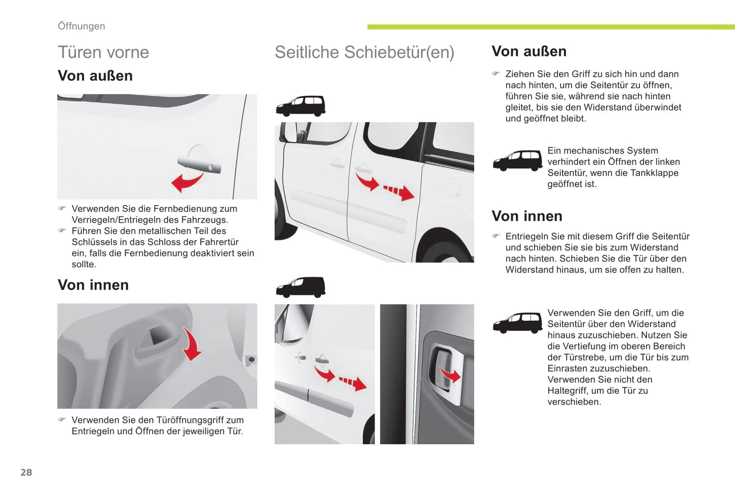 2017-2018 Citroën Berlingo/Berlingo Multispace Gebruikershandleiding | Duits