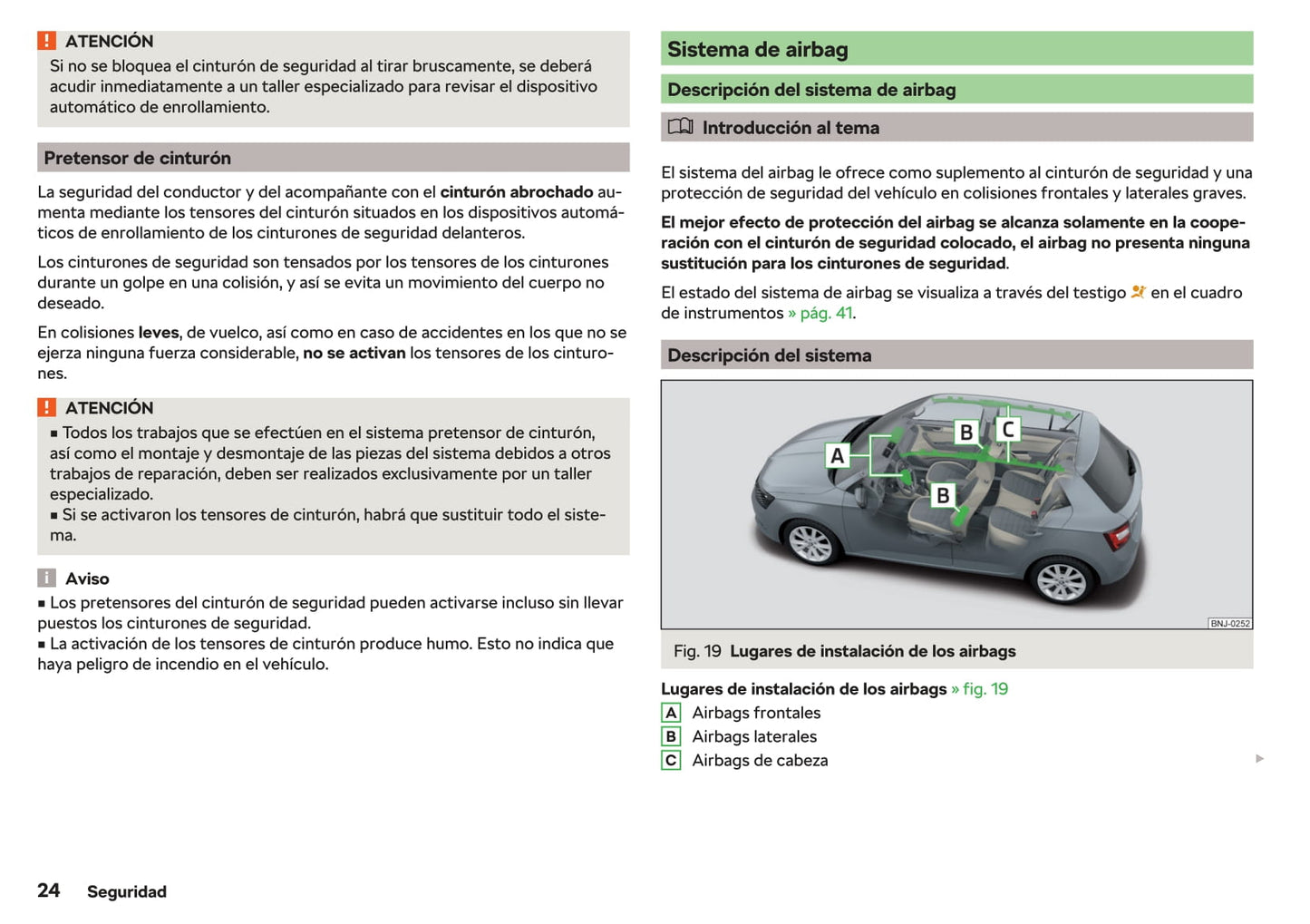 2015-2018 Skoda Fabia Manuel du propriétaire | Espagnol