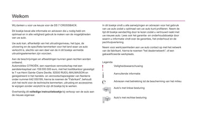 2018-2019 DS Automobiles DS 7 Crossback Gebruikershandleiding | Nederlands