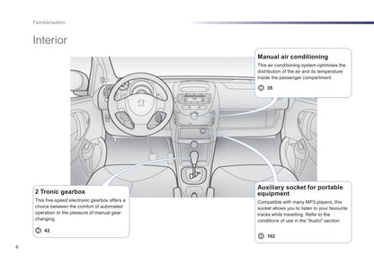 2012-2014 Peugeot 107 Owner's Manual | English